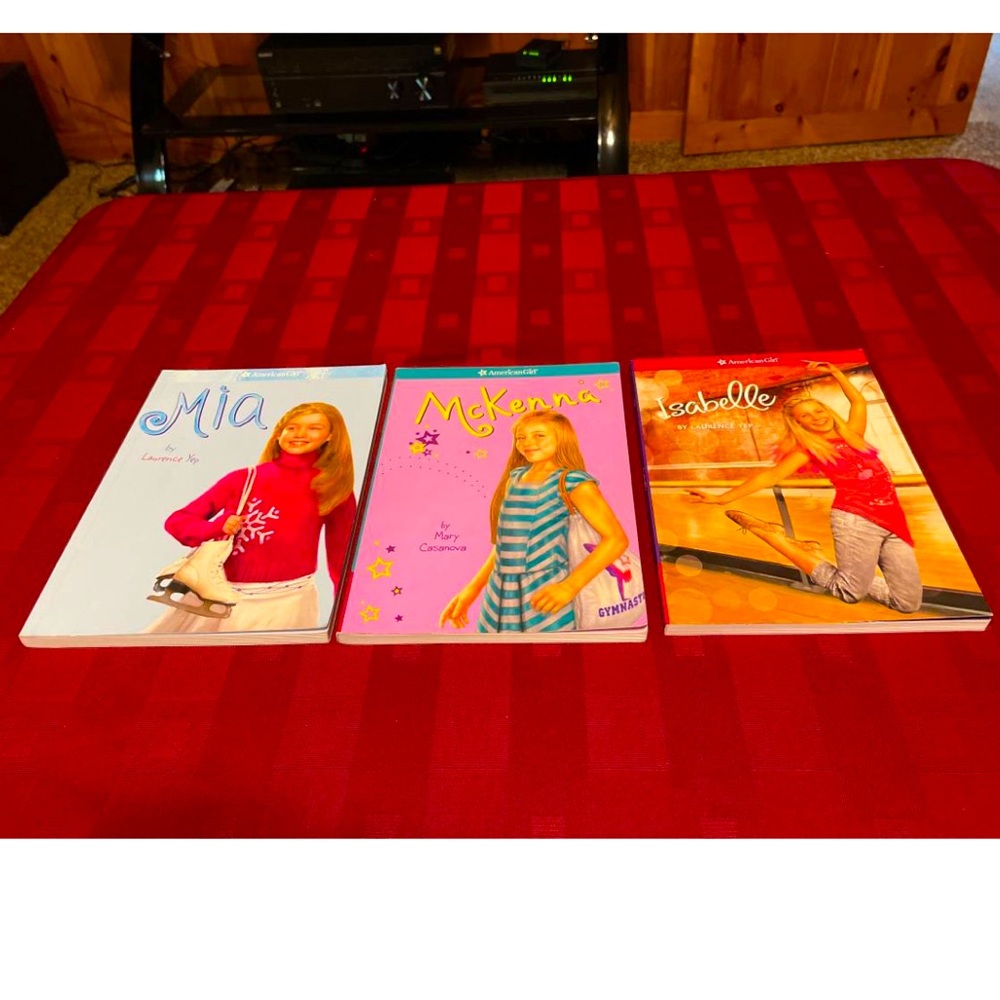American Girl Paperback Book Trio - Mia, McKenna, Isabelle